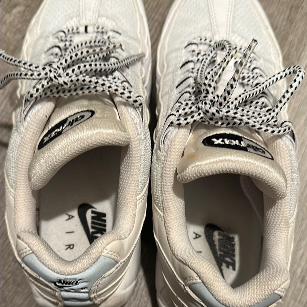 Nike Air Max White and Black Sneakers